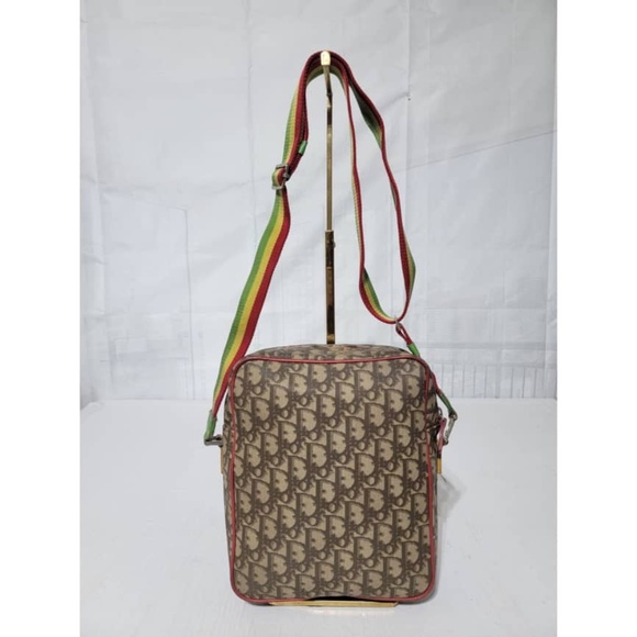 Authentic CHRISTIAN DIOR Diorissimo Rasta Messenger Bag - Picture 4 of 13
